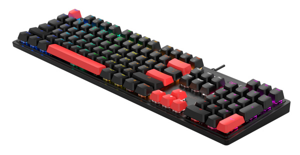 Клавиатура A4Tech Bloody S510N механическая черный/красный USB for gamer LED