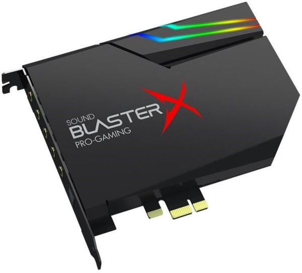 Звуковая карта Creative PCI-E BlasterX AE-5 Plus (BlasterX Acoustic Engine) 5.1 Ret