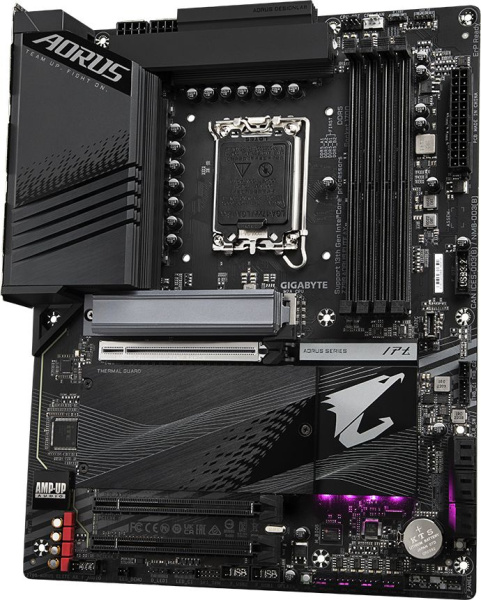 Материнская плата Gigabyte Z790 AORUS ELITE AX Soc-1700 Intel Z790 4xDDR5 ATX AC`97 8ch(7.1) 2.5Gg RAID+HDMI+DP