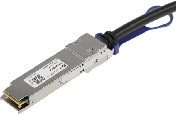 Кабель DAC MikroTik XQ+DA0001 100Гбит/с пассив. 1м черный QSFP28-QSFP28