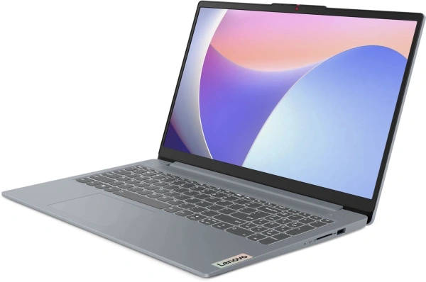 Ноутбук Lenovo IdeaPad Slim 3 15IRH8 Core i5 13420H 16Gb SSD512Gb Intel UHD Graphics 15.6" IPS FHD (1920x1080) noOS grey WiFi BT Cam (83EM00DBPS)