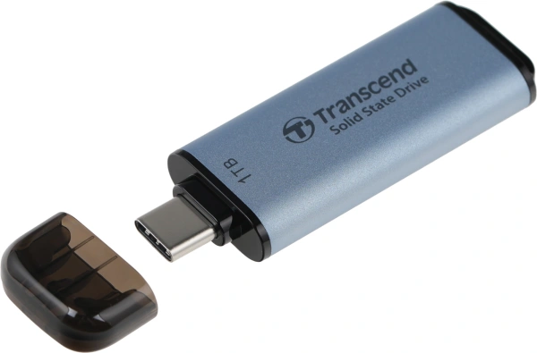 Накопитель SSD Transcend USB-C 1TB TS1TESD300C ESD300 голубой