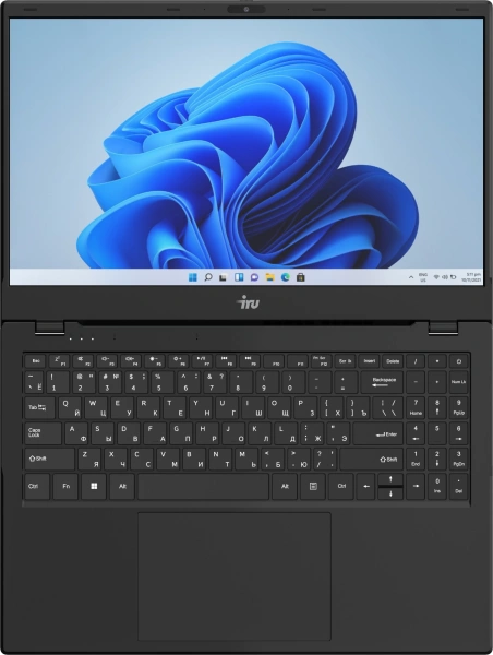 Ноутбук IRU Planio 15ING N100 8Gb SSD256Gb Intel Iris Xe graphics 15.6" IPS FHD (1920x1080) Free DOS black 6000mAh (2058911)