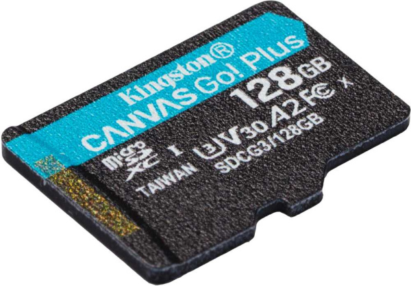 Флеш карта microSDXC 128Gb Class10 Kingston SDCG3/128GBSP Canvas Go! Plus w/o adapter