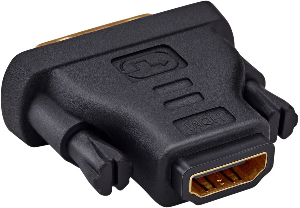 Адаптер Buro DVI-D (m) HDMI (f) (BHP RET ADA_HDMI-DVI) черный