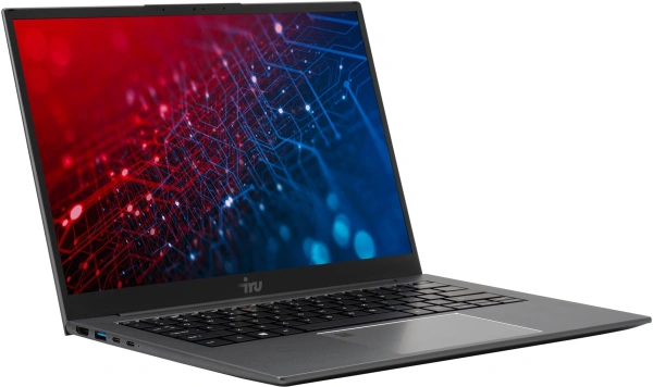 Ноутбук IRU Planio 14INP N-series N100 8Gb SSD256Gb Intel UHD Graphics 14" IPS FHD (1920x1080) Windows 11 Professional grey WiFi BT Cam 5000mAh