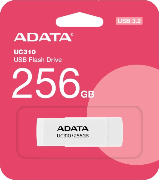 Флеш Диск A-Data 256GB UC310 UC310-256G-RWH USB3.2 белый