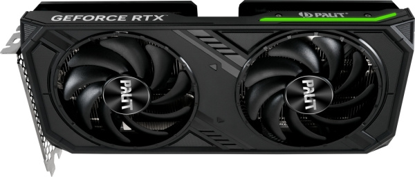 Видеокарта Palit PCI-E 4.0 RTX4070 SUPER DUAL OC NVIDIA GeForce RTX 4070 Super 12Gb 192bit GDDR6X 1980/21000 HDMIx1 DPx3 HDCP Ret