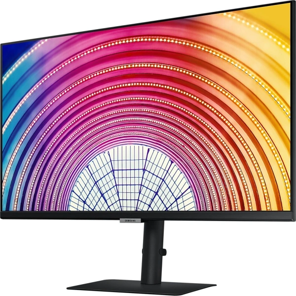 Монитор Samsung 27" ViewFinity S6 S27A600NAU черный IPS LED 5ms 16:9 HDMI полуматовая HAS Piv 300cd 178гр/178гр 2560x1440 75Hz DP QHD USB 4.4кг