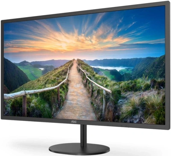 Монитор AOC 31.5" Value Line Q32V4 черный IPS LED 4ms 16:9 HDMI M/M матовая 250cd 178гр/178гр 2560x1440 75Hz DP 2K 6.8кг