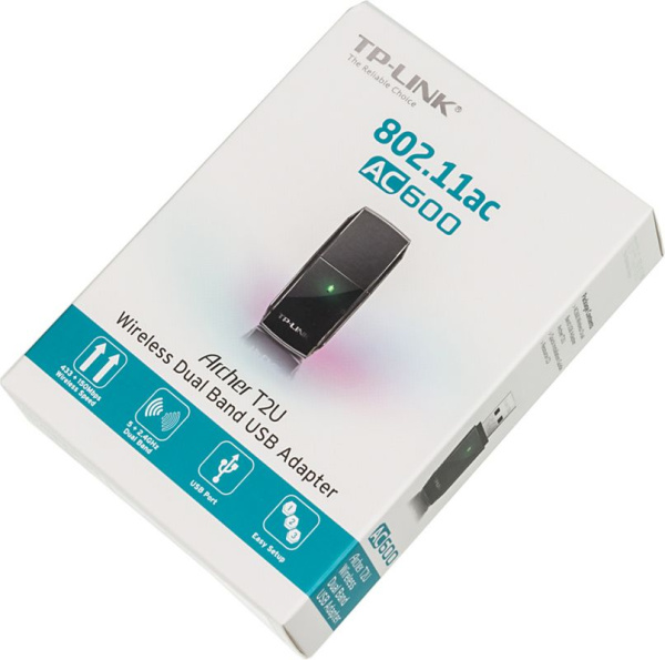 Сетевой адаптер WiFi TP-Link Archer T2U AC600 USB 2.0