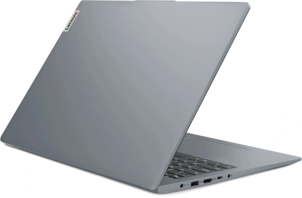 Ноутбук Lenovo IdeaPad Slim 3 15AMN8 Ryzen 5 7520U 8Gb SSD512Gb AMD Radeon 15.6" TN FHD (1920x1080) noOS grey WiFi BT Cam (82XQ0007RK)