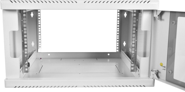 Шкаф коммутационный ЦМО (ШРН-12.300) настенный 12U 600x300мм пер.дв.стекл задн.дв.вентил. несъемн.бок.пан. направл.под закл.гайки 100кг серый 260мм 14кг 180град. 612мм IP20 сталь