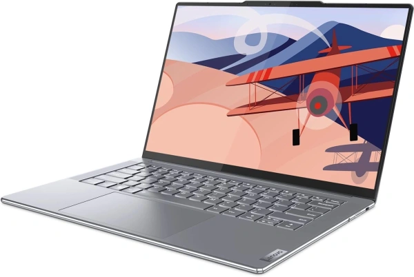 Ультрабук Lenovo Yoga Slim 7 14APU8 Ryzen 5 7640S 16Gb SSD512Gb AMD Radeon 14.5" OLED 2.9K (2944x1840) Windows 11 Home l.grey WiFi BT Cam (83AA001DRU)