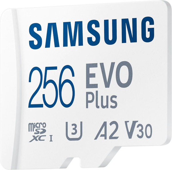 Флеш карта microSDXC 256Gb Class10 Samsung MB-MC256KA EVO PLUS + adapter