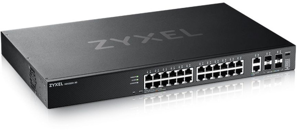 Коммутатор Zyxel NebulaFlex Pro XGS2220-30 XGS2220-30-EU0101F 24x100Mb 24G 2x10G 4SFP 4SFP+ управляемый