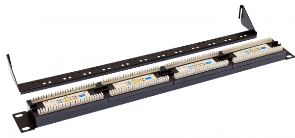 Патч-панель Suprlan 10-0403 19" 1U 24xRJ45 кат.5E UTP