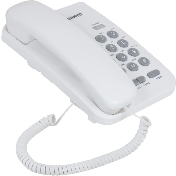 Телефон проводной Sanyo RA-S108W белый