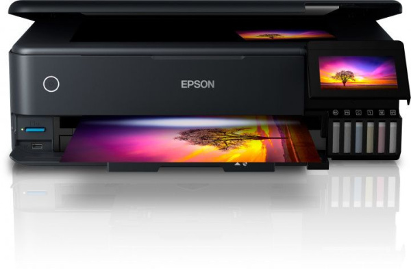 МФУ струйный Epson L8180 (C11CJ21403/21402/21504) A3 Duplex Net WiFi черный