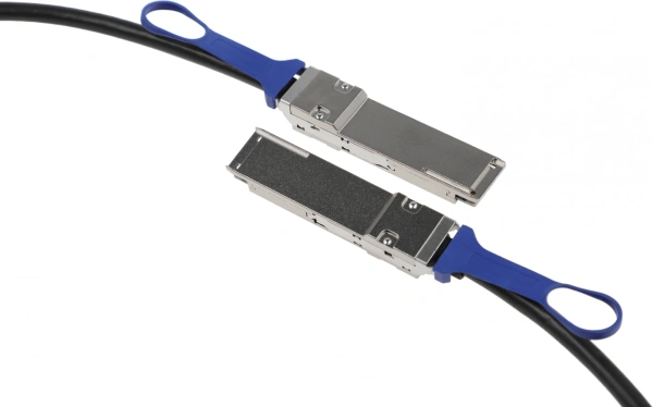 Кабель DAC MikroTik XQ+DA0001 100Гбит/с пассив. 1м черный QSFP28-QSFP28