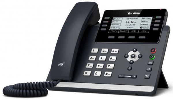 Телефон SIP Yealink SIP-T43U черный