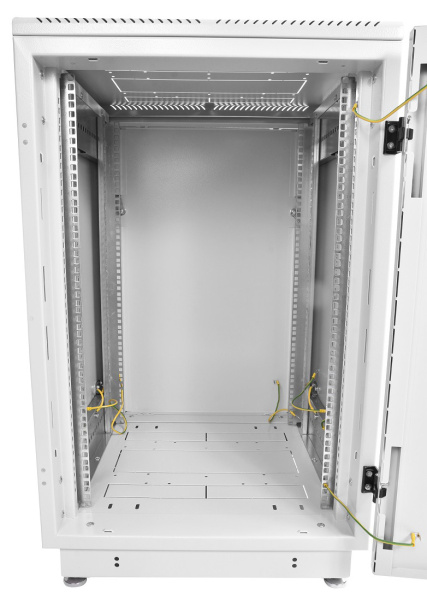 Шкаф коммутационный ЦМО (ШТК-М-22.6.10-44АА) напольный 22U 600x1000мм пер.дв.перфор. задн.дв.перфор. 2 бок.пан. 420кг серый 855мм 71.73кг 180град. 1140мм IP20