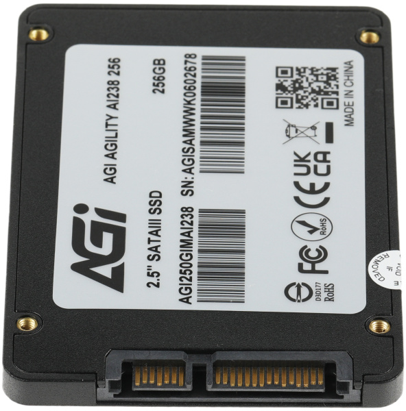 Накопитель SSD AGi SATA-III 256GB AGI250GIMAI238 AI238 2.5"