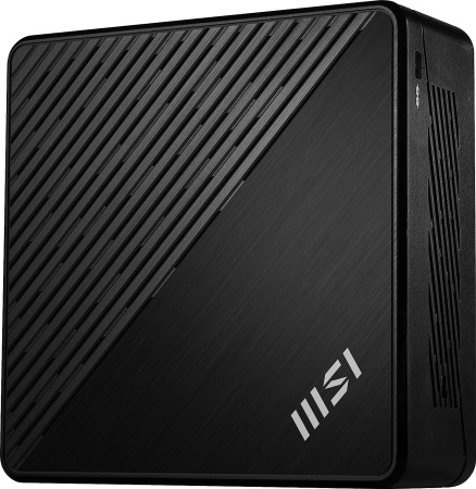 Неттоп MSI Cubi N ADL-018RU slim N200 (1) 4Gb SSD128Gb UHDG Windows 11 Professional GbitEth WiFi BT 65W черный (9S6-B0A911-070)