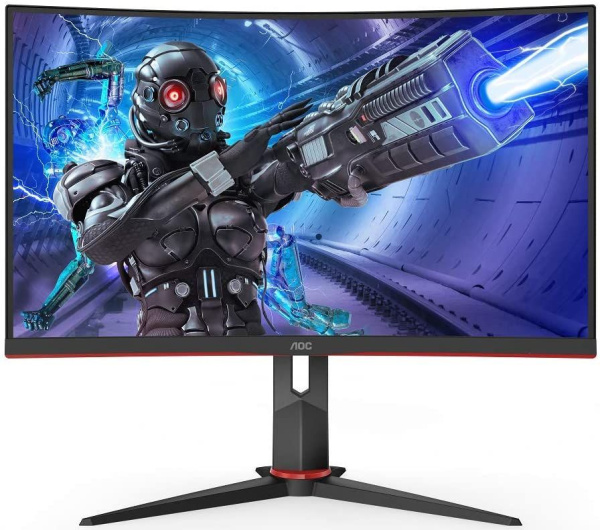 Монитор AOC 27" Gaming C27G2ZU черный/красный VA LED 0.5ms 16:9 HDMI M/M матовая HAS Piv 300cd 178гр/178гр 1920x1080 240Hz DP FHD USB 5.5кг