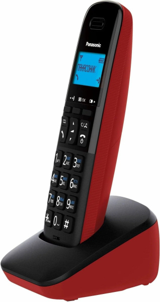 Р/Телефон Dect Panasonic KX-TGB610RUR красный АОН