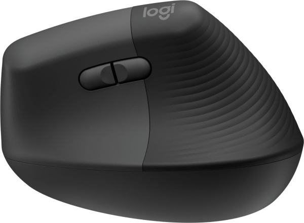 Мышь Logitech Lift графитовый оптическая (4000dpi) беспроводная BT/Radio USB (5but)