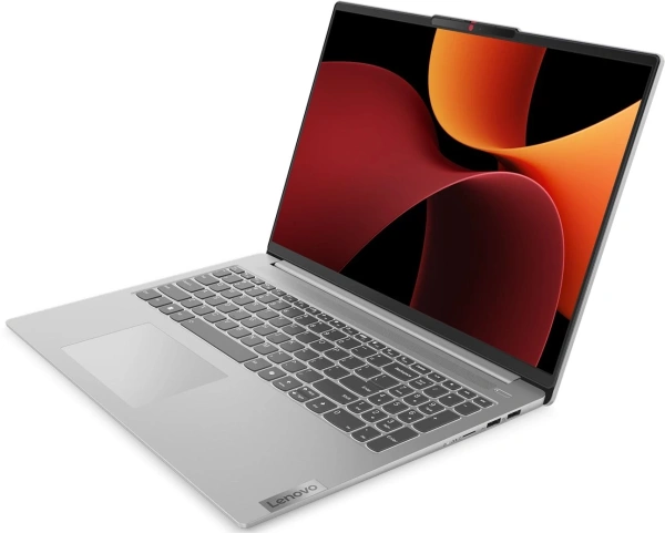 Ноутбук Lenovo IdeaPad Slim 5 16AHP9 Ryzen 5 8645HS 16Gb SSD512Gb AMD Radeon 16" OLED 2K (2048x1280) noOS l.grey WiFi BT Cam (83DD001XRK)