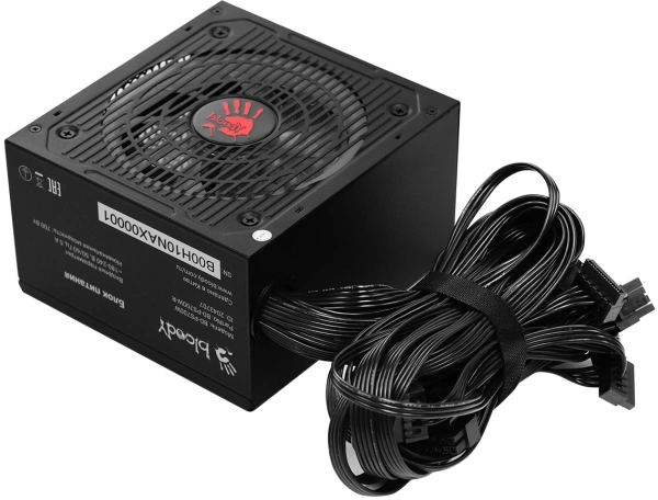 Блок питания Bloody ATX 700W BD-PS700W 80 PLUS WHITE (20+4pin) APFC 120mm fan color LED 6xSATA RTL