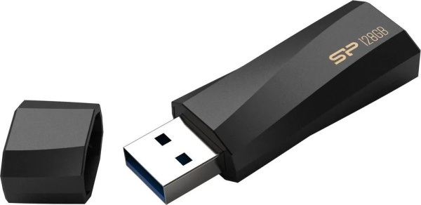 Флеш Диск Silicon Power 128Gb Blaze B07 SP128GBUF3B07V1K USB3.2 черный