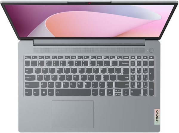 Ноутбук Lenovo IdeaPad Slim 3 15AMN8 Ryzen 5 7520U 8Gb SSD256Gb AMD Radeon 610M 15.6" TN FHD (1920x1080) noOS grey WiFi BT Cam (82XQ0006RK)