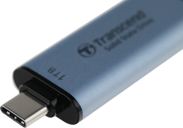 Накопитель SSD Transcend USB-C 1TB TS1TESD300C ESD300 голубой