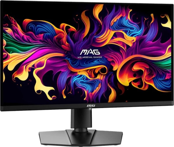 Монитор MSI 26.5" Mag 271QPX QD-OLED черный OLED LED 1ms 16:9 HDMI M/M матовая HAS Piv 250cd 178гр/178гр 2560x1440 360Hz DP 2K USB 5.67кг