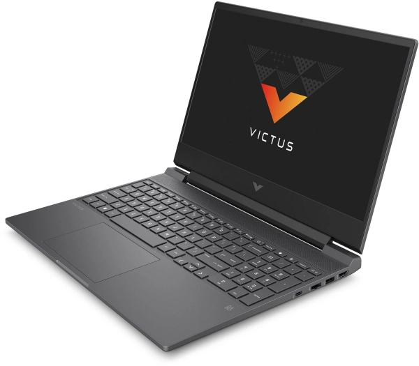 Ноутбук HP Victus 15-fa0097ci Core i5 12450H 16Gb SSD512Gb NVIDIA GeForce RTX 3050 4Gb 15.6" IPS FHD (1920x1080) Free DOS silver WiFi BT Cam (A74LGEA)