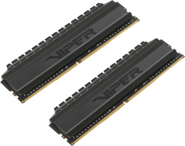 Память DDR4 2x32Gb 3200MHz Patriot PVB464G320C6K Viper 4 Blackout RTL PC4-25600 CL16 DIMM 288-pin 1.35В kit