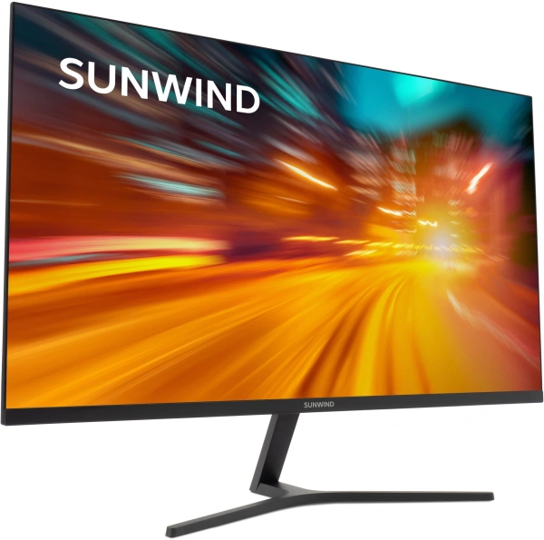 Монитор SunWind 27" SM-27FI223 черный IPS LED 5ms 16:9 HDMI матовая 250cd 178гр/178гр 1920x1080 100Hz FreeSync VGA DP FHD 4.2кг