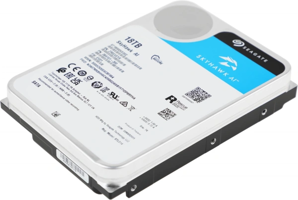 Жесткий диск Seagate SATA-III 18TB ST18000VE002 Surveillance SkyHawkAI 512E (7200rpm) 256Mb 3.5"