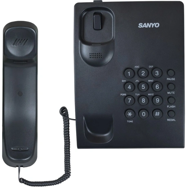 Телефон проводной Sanyo RA-S204B черный