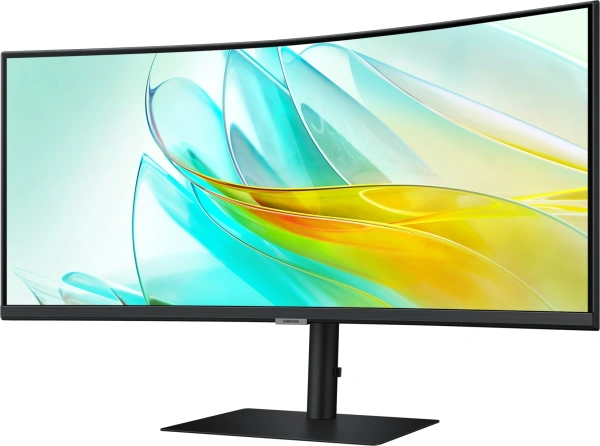 Монитор Samsung 34" ViewFinity S6 S34C650UAIXCI черный VA LED 5ms 21:9 M/M полуматовая 350cd 178гр/178гр 3440x1440 100Hz DP Ultra WQHD USB 8кг