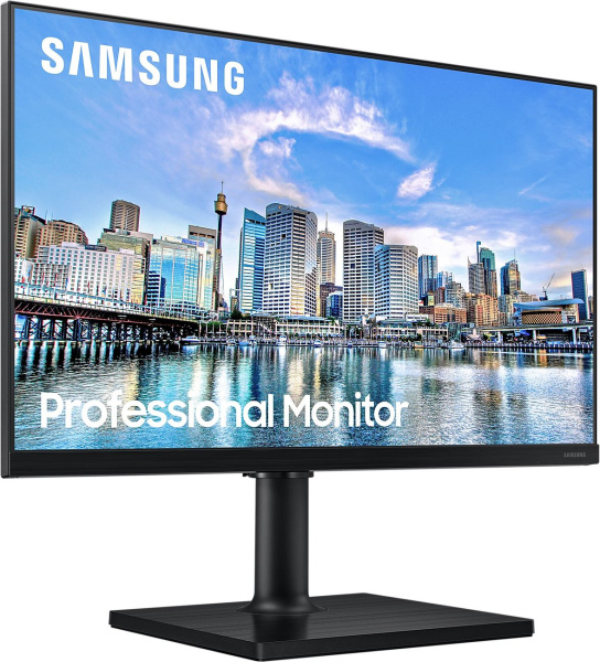 Монитор Samsung 24" F24T450FZI черный IPS LED 16:9 HDMI M/M матовая HAS Piv 250cd 178гр/178гр 1920x1080 75Hz DP FHD USB 4кг