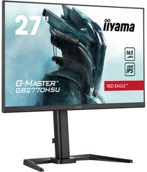 Монитор Iiyama 27" G-Master GB2770HSU-B5 черный IPS IGZO LED 0.8ms 16:9 HDMI M/M матовая HAS Piv 250cd 178гр/178гр 1920x1080 165Hz FreeSync Premium DP FHD USB 5.4кг