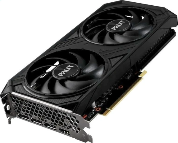 Видеокарта Palit PCI-E 4.0 RTX4060Ti DUAL NVIDIA GeForce RTX 4060TI 8Gb 128bit GDDR6 2310/18000 HDMIx1 DPx3 HDCP Ret