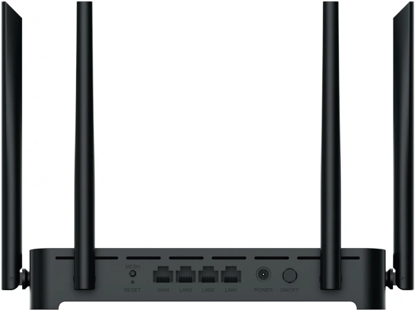 Роутер беспроводной Netis NX31 AX3000 10/100/1000BASE-TX черный