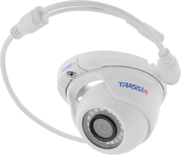 Камера видеонаблюдения IP Trassir TR-D2S5-noPoE v2 3.6-3.6мм цв. корп.:белый