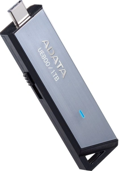 Флеш Диск A-Data 1TB Type-C UE800 AELI-UE800-1T-CSG USB3.2 серебристый