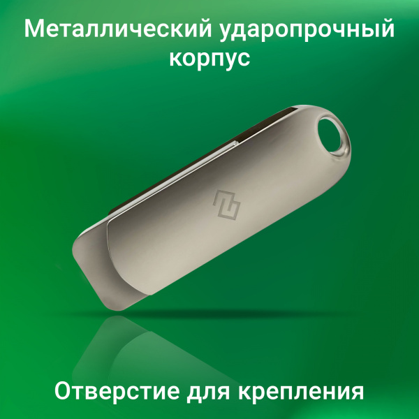 Флеш Диск Digma 256Gb DRIVE3 DGFUM256A30SR USB3.0 серебристый